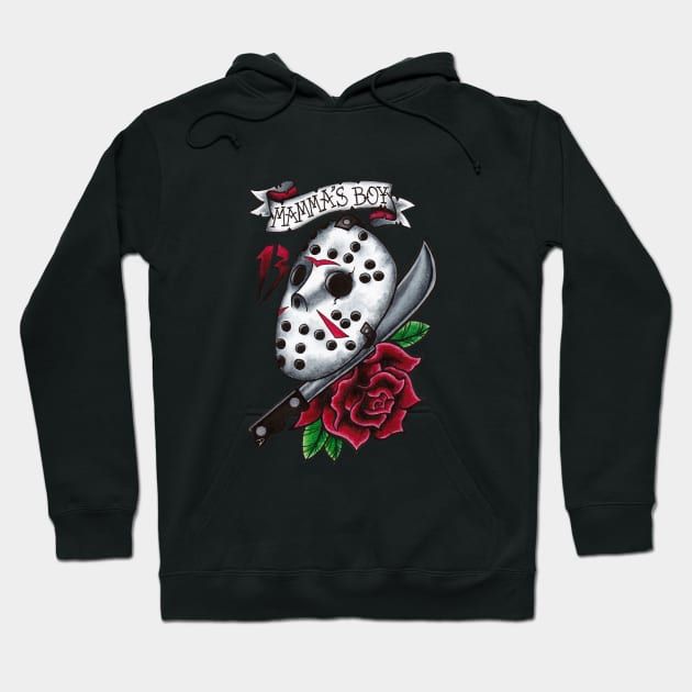 Mamma's Boy Jason Hoodie by MarvelouslyMacabre